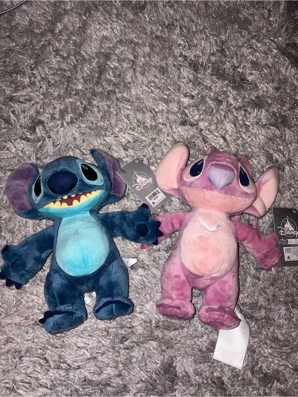 NEW Stitch and Angel Disneyland Plushies